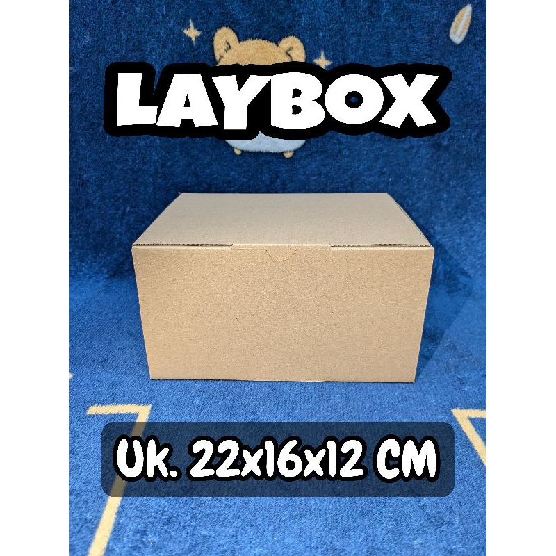 

KARDUS/KARTON/BOX UK. 22 x 16 x 12 CM .. MODEL PIZZA .. DUS DIE CUT