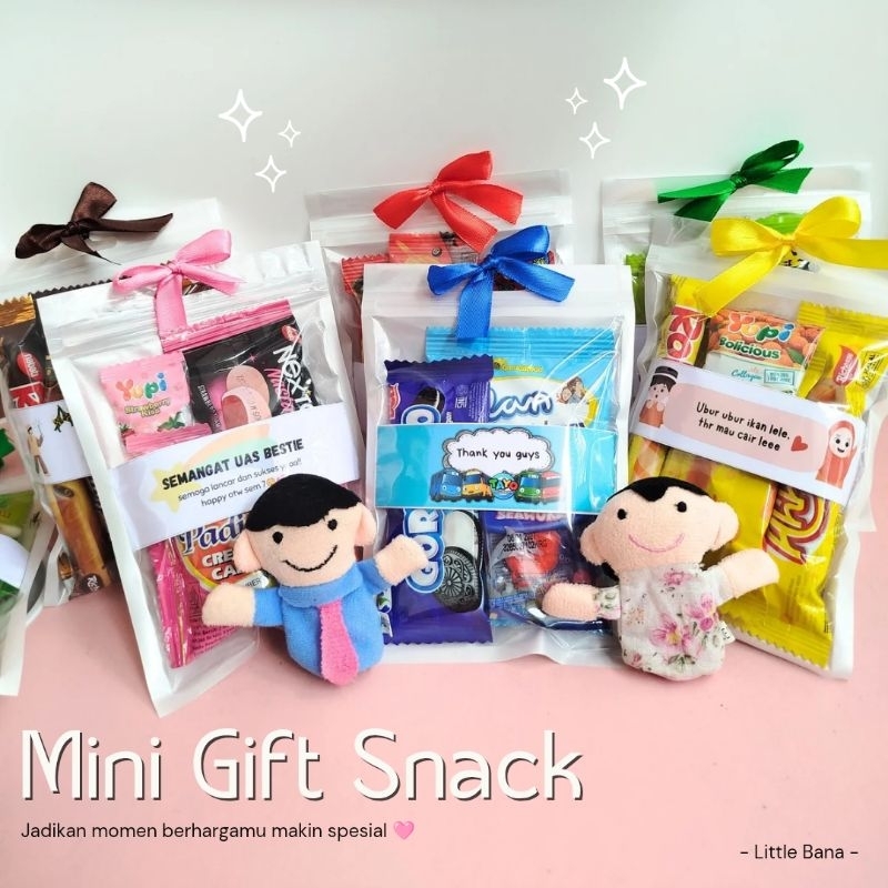 

( Custom ucapan ) Mini Gift Snack / Mini Gift / Mini Hampers