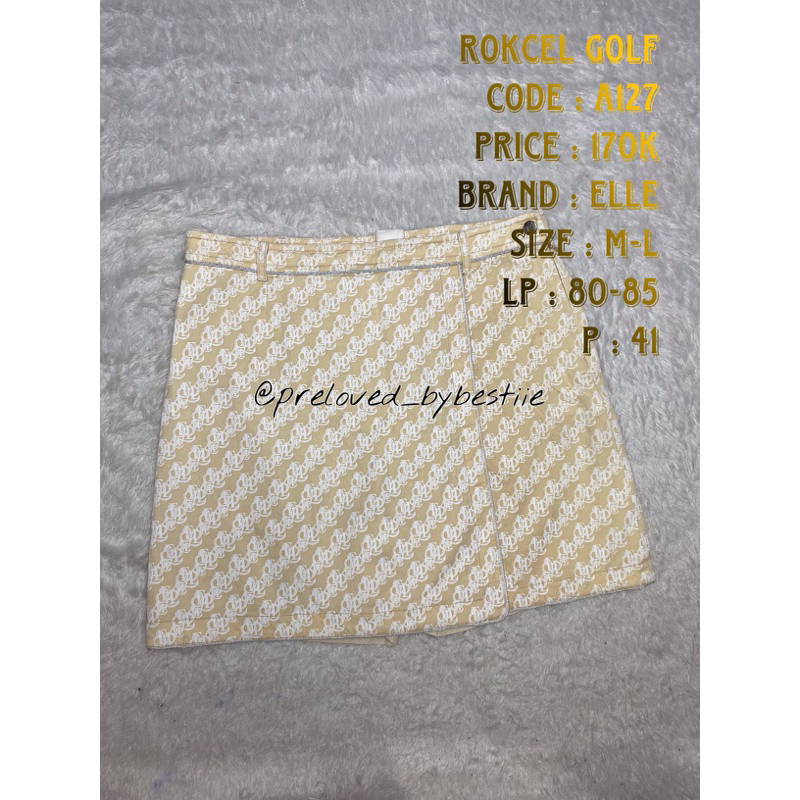 rokcel celana golf wanita second ori