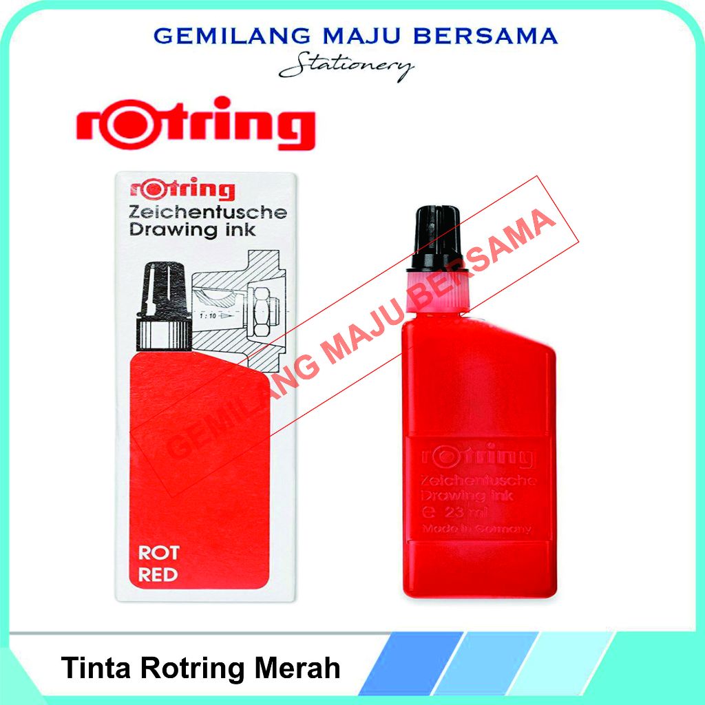

Ink Tinta Bolpen Rotring Merah 23 ML
