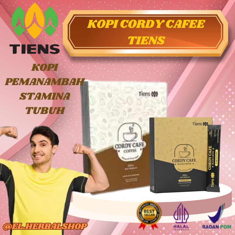 

CORDY CAFE TIENS penambah stamina tubuh, Kopi seribu manfaat Halal MUI, BPOM.