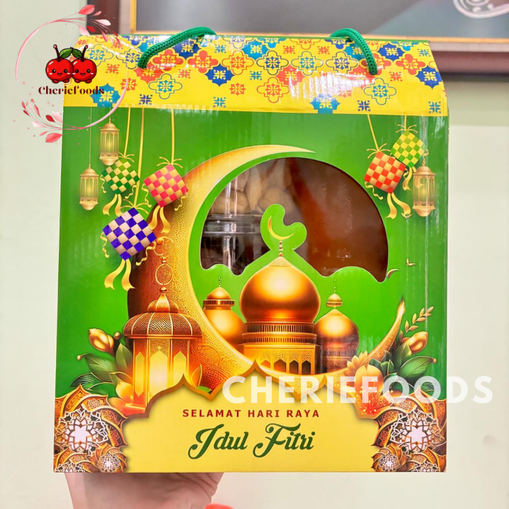 

Paket Kue Kering Lebaran Isi 4 Toples Kue+Sirup 1000ml/Parsel Lebaran