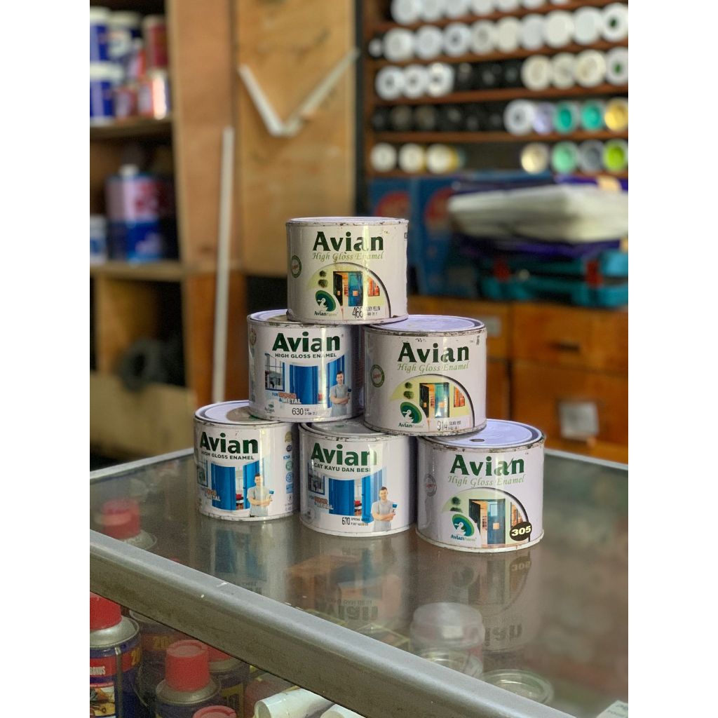 Cat Besi & Kayu AVIAN 500 GRAM / AVIAN 500CC / Cat Besi AVIAN 1/2KG