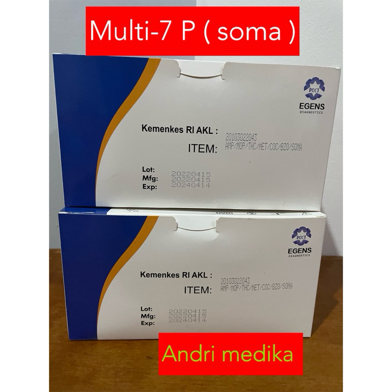 Tes Narkoba-Multi 7 Parameter + Pot Urin