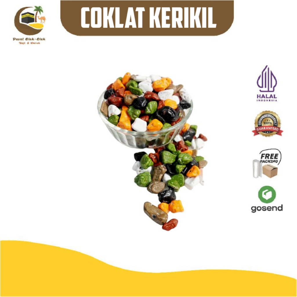 

Coklat Kerikil Arab Manis Lezat Khas Turki Kualitas Premium Oleh Oleh Haji Bisa Per 1kg/Per Gram
