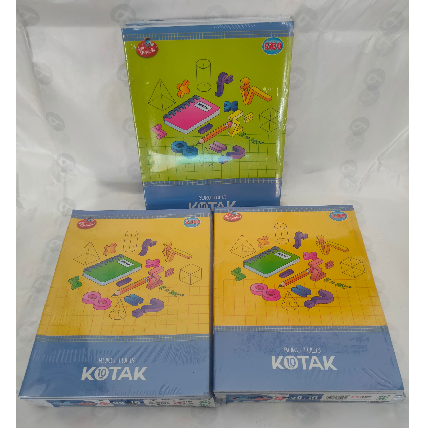 

Buku Tulis - Buku Kotak - Buku Kotak Kecil - Buku Sidu Kotak - Sidu Kotak Kecil -Buku Tulis Kotak 38