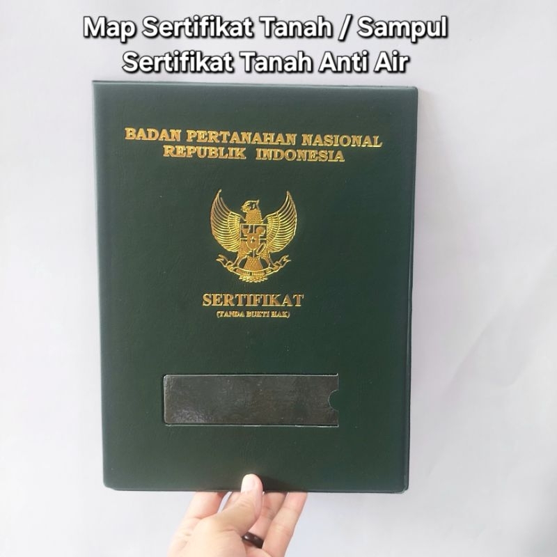 Map Sertifikat Tanah / Sampul Sertifikat Tanah Anti Air