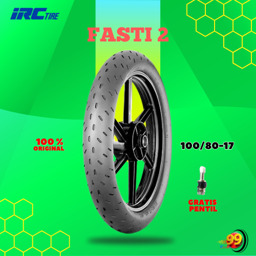 Ban Motor Soft Compound IRC FASTI 2 100/80 Ring 17 Tubeless