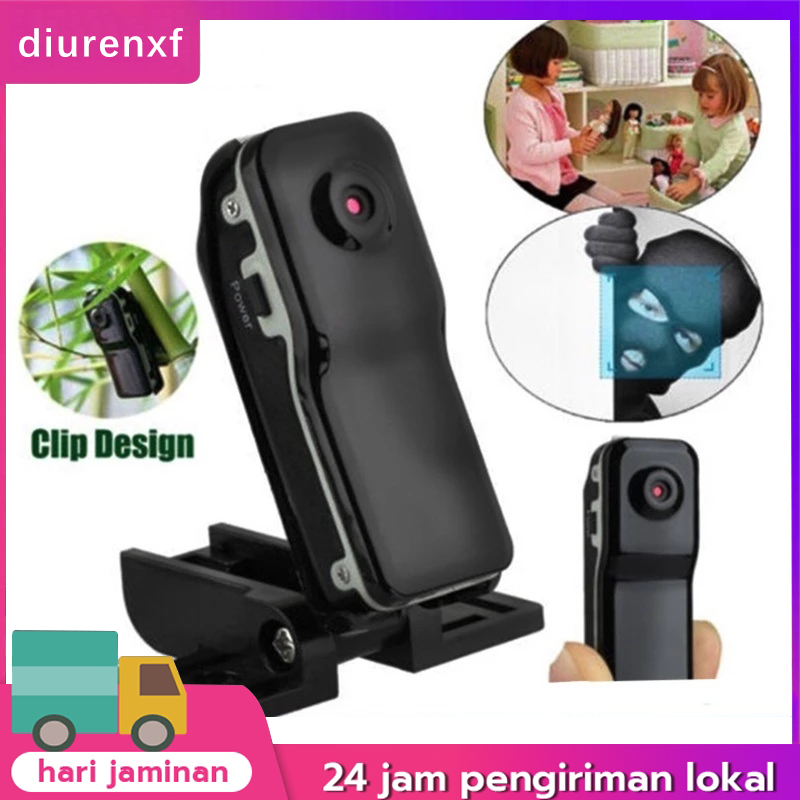 [Diurenxf]Camera HDVR mini MD80 Mini kamera smart Kamera Pengintai Digital Spy Kamera Video Foto Voi
