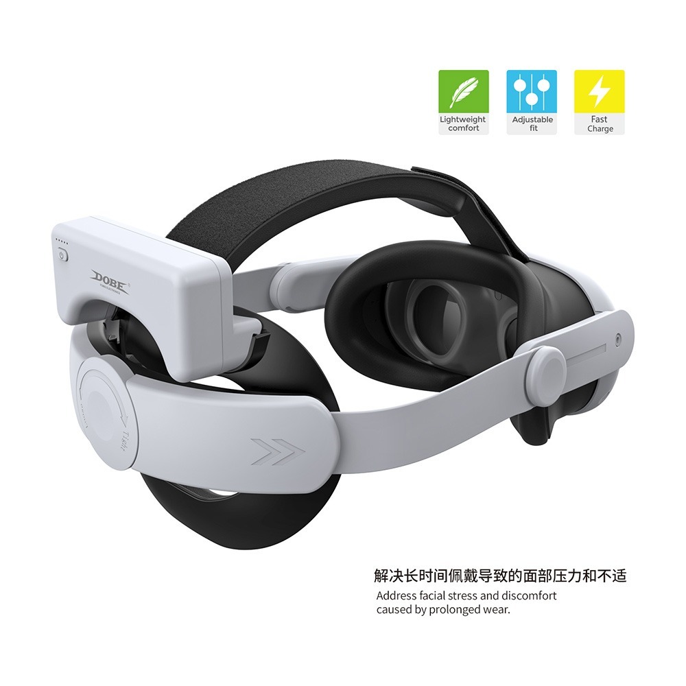 Dobe Headstrap for Meta Quest 3/3S Strap kepala untuk VR Meta Quest Head strap Protective