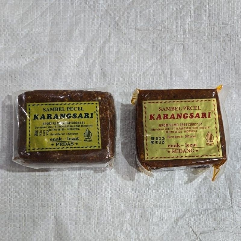 

Bumbu pecel cap karangsari blitar sedang 200g