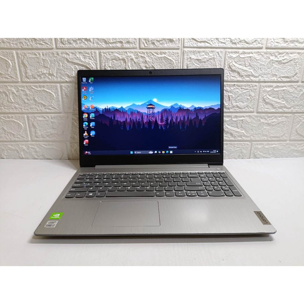 Lenovo Ideapad 3 Core i7 1065G7 Dual VGA Intel Iris Nvidia MX330 Laptop Second Bekas Gaming Desain