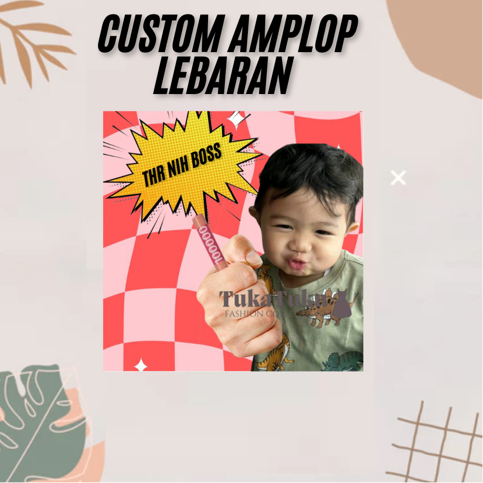 

( 1 HARI JADI ) CUSTOM AMPLOP LEBARAN / ANGPAO AMPLOP GAMBAR MUKA KARAKTER UNIK WADAH / ADAH UANG LUCU DESAIN WAJAH UNTUK LEBARAN IDUL FITRI THR ANGPAO UANG HAMPERS FUJI TREND