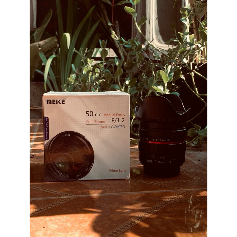 lensa Fix Meike 50mm F1.2 for Canon DSLR