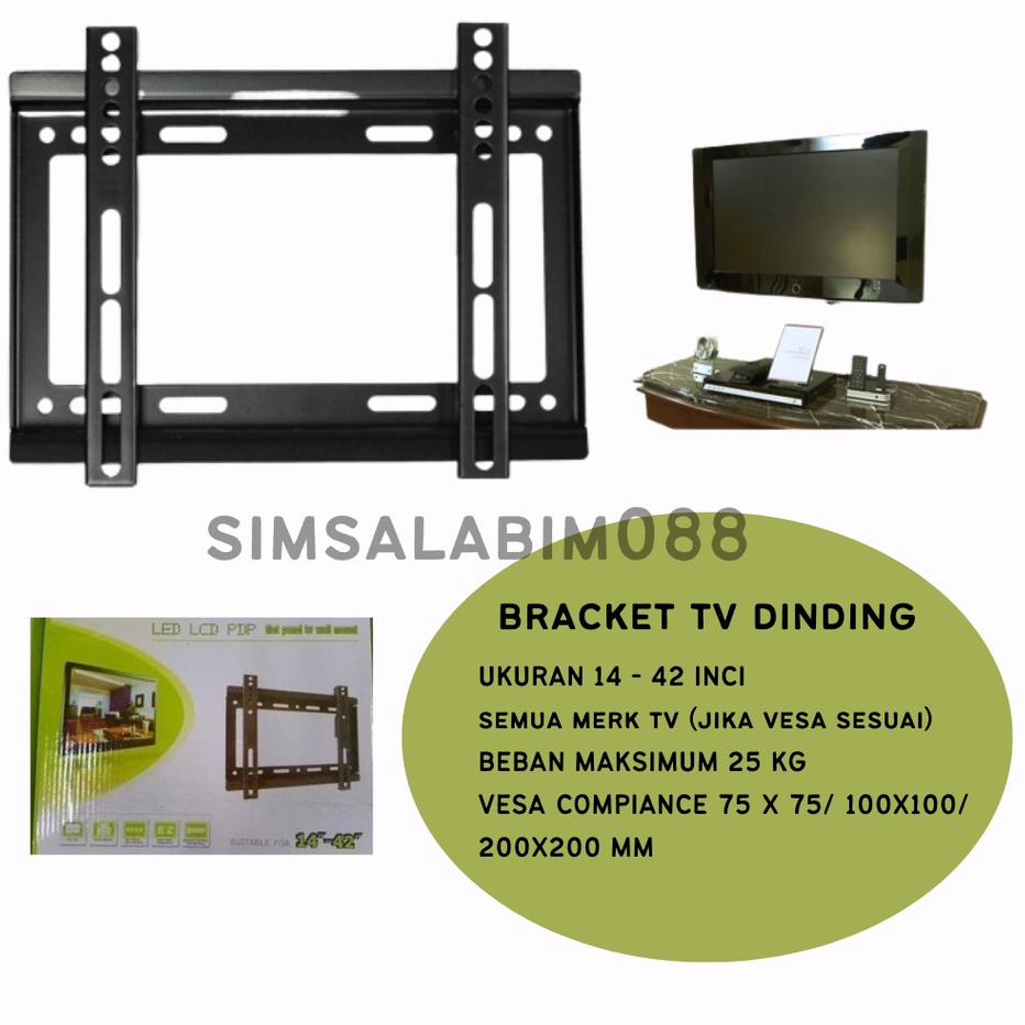 KI3 Bracket TV Dinding  Bracket TV LedLcd 1442