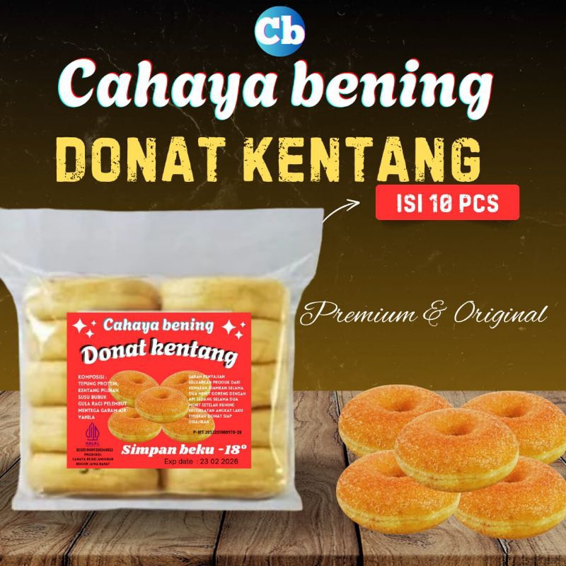 

DONAT KENTANG CAHAYA BENING isi 10