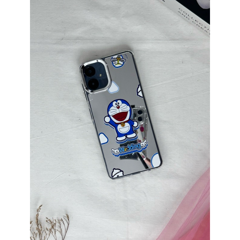 case luxury mirror motif cartoon iphone 15, iphone 11, iphone 13, samsung a06, samsung a16