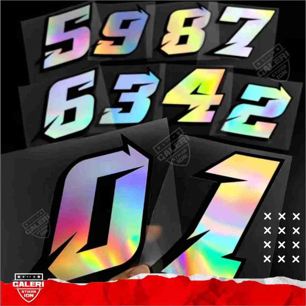 

stiker nomor hologram stiker nomor racing