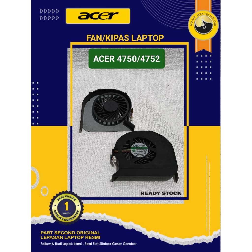 Fan HSF Heatsing Kipas Laptop ACER ASPIRE 4750 4750G 4752 4752G 4755 4755G Original Second Normal