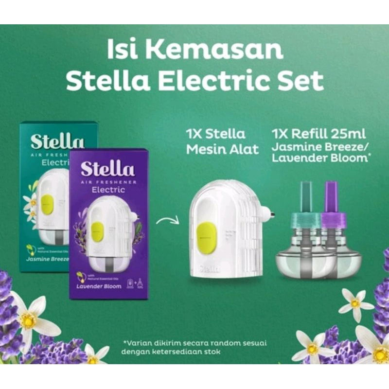 stella pengharum ruangan Air Freshener Electric Set Pewangi Ruangan Elektrik