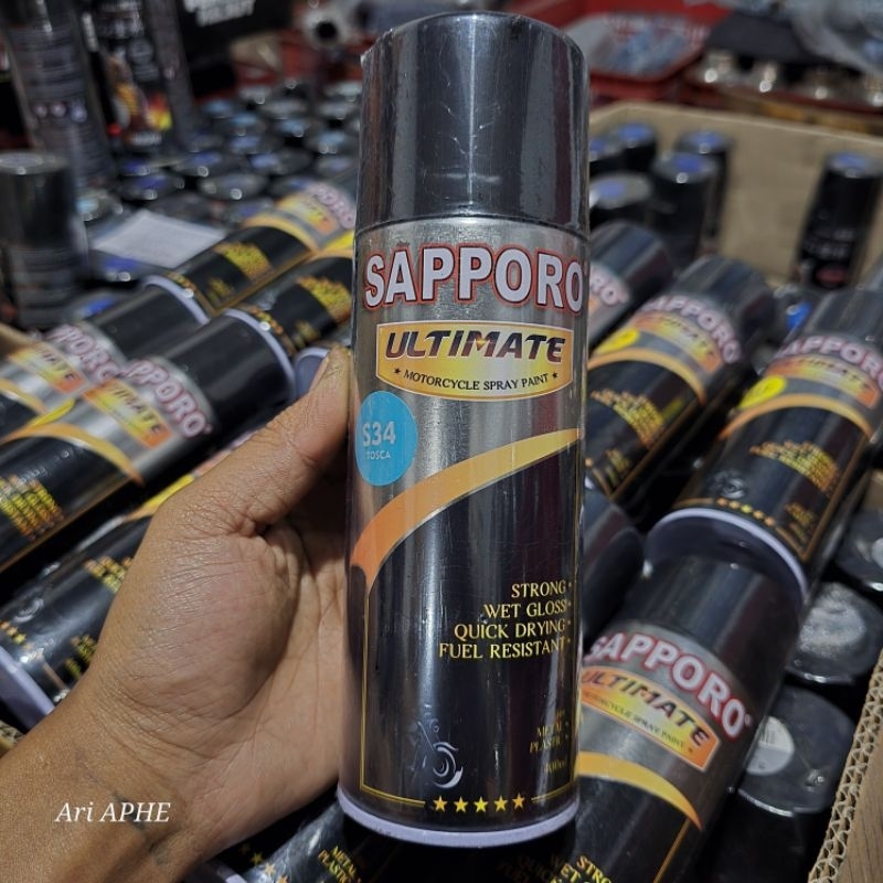 PROMO Sapporo Ultimate Tosca S34 biru toska 400ml - cat semprot spray pylox pilok