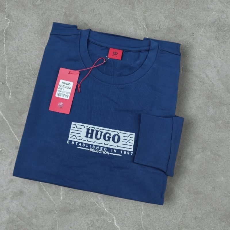 KAOS HUGO PANJANG SPANDEX TEBAL