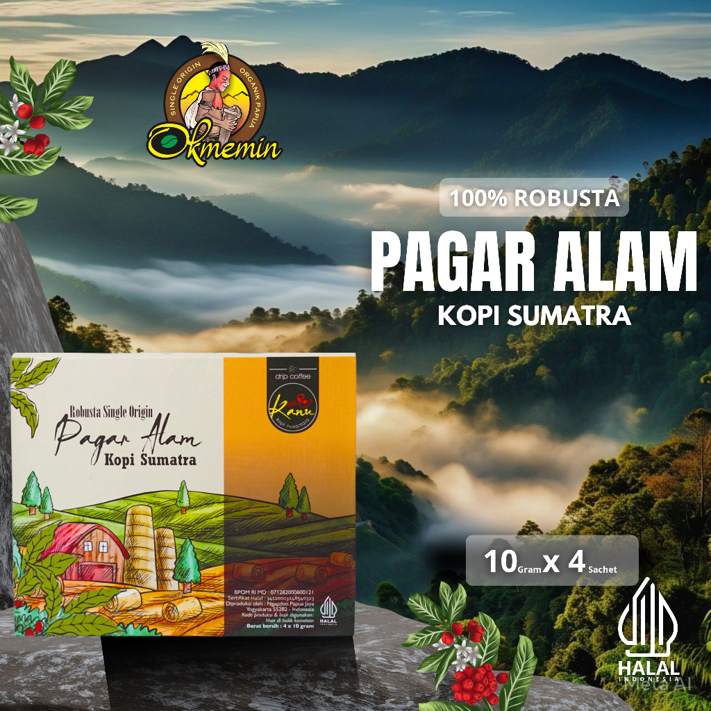 

KANO Drip Coffee — Robusta Pagar Alam Premium FREE EMAS 24K