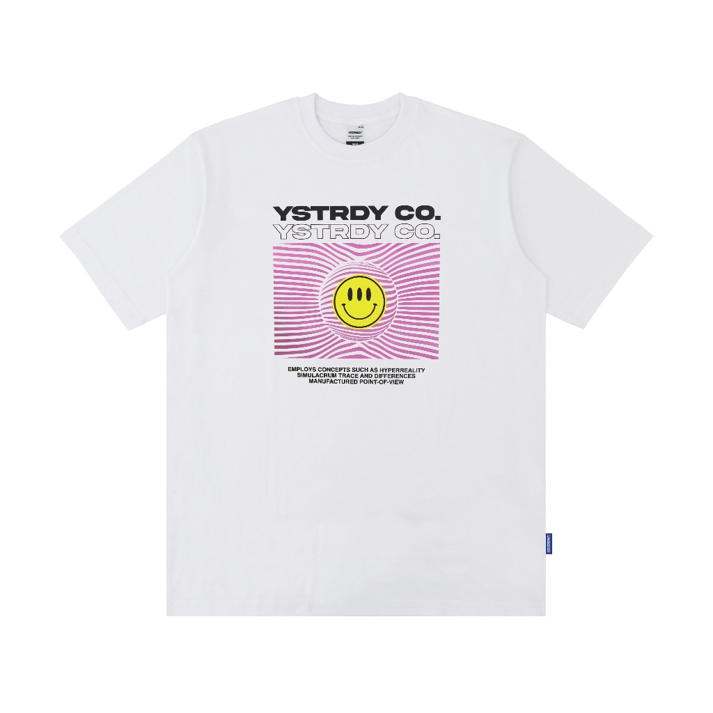 Yesterday – Baju Kaos Distro Pria Original T-Shirt Pria Cowok Keren Putih POV