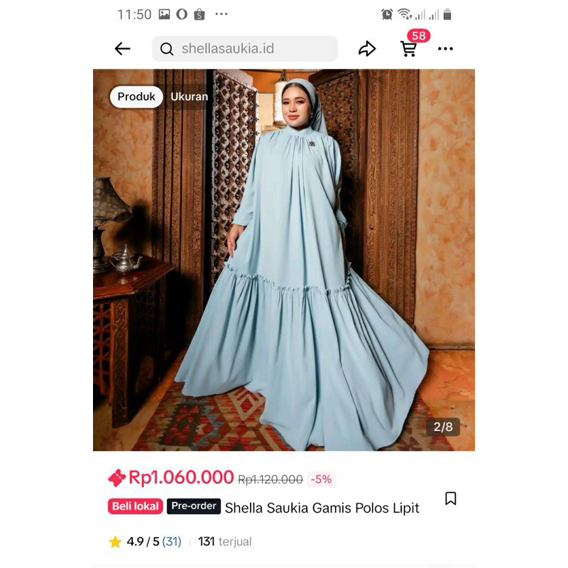 sheila saukia gamis new obral