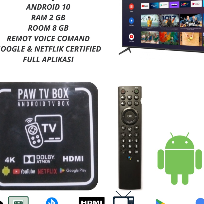 KF7 Android TV Box V5 Android 1