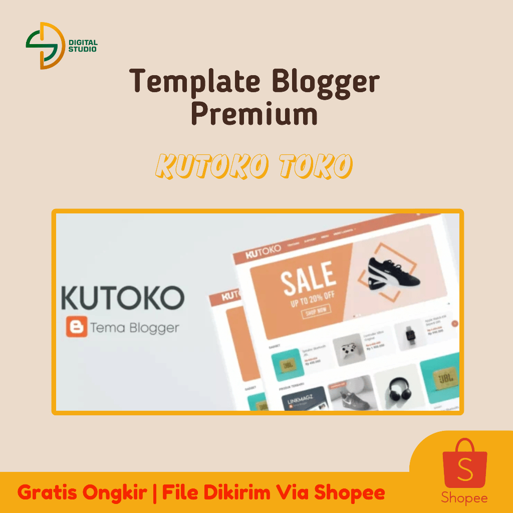 Template Blogger Premium KuToko Toko Online