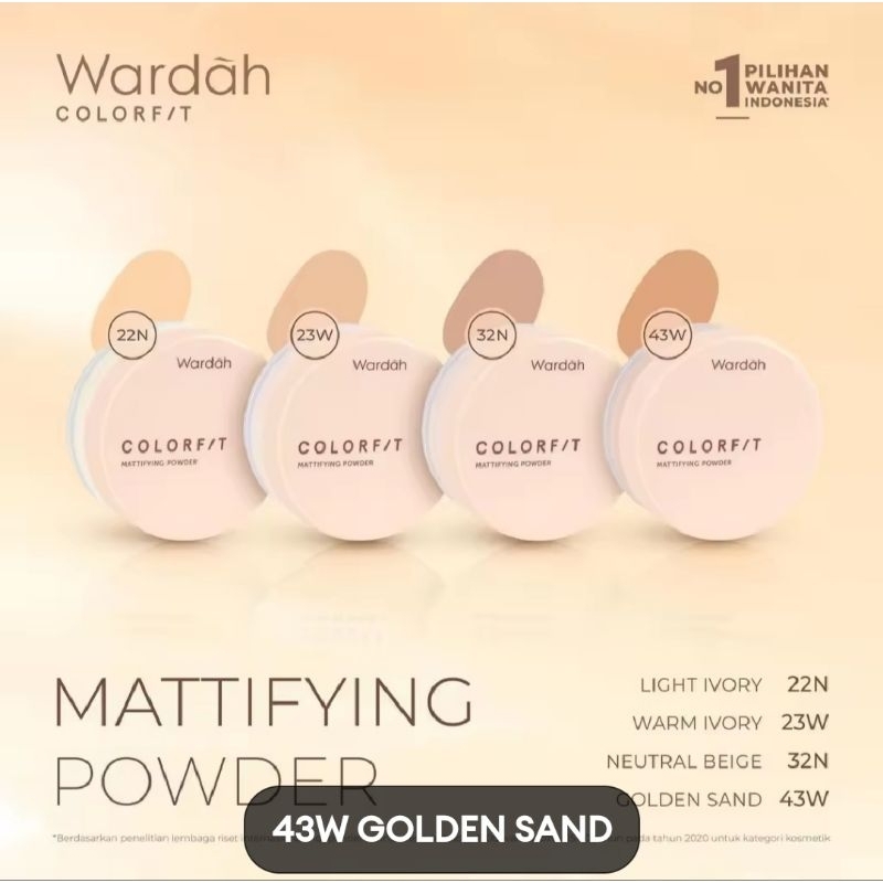 BEDAK WARDAH COLORFIT MATTIFYING POWDER