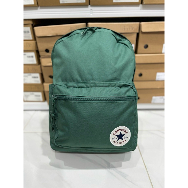 TAS RANSEL CONVERSE GO 2 BACKPACK GREEN UNISEX CONBP2053303 ORIGINAL BAG