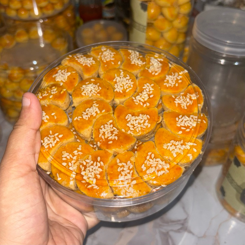 ROTI KACANG KEMASAN TOPLES BULAT 500GRAM