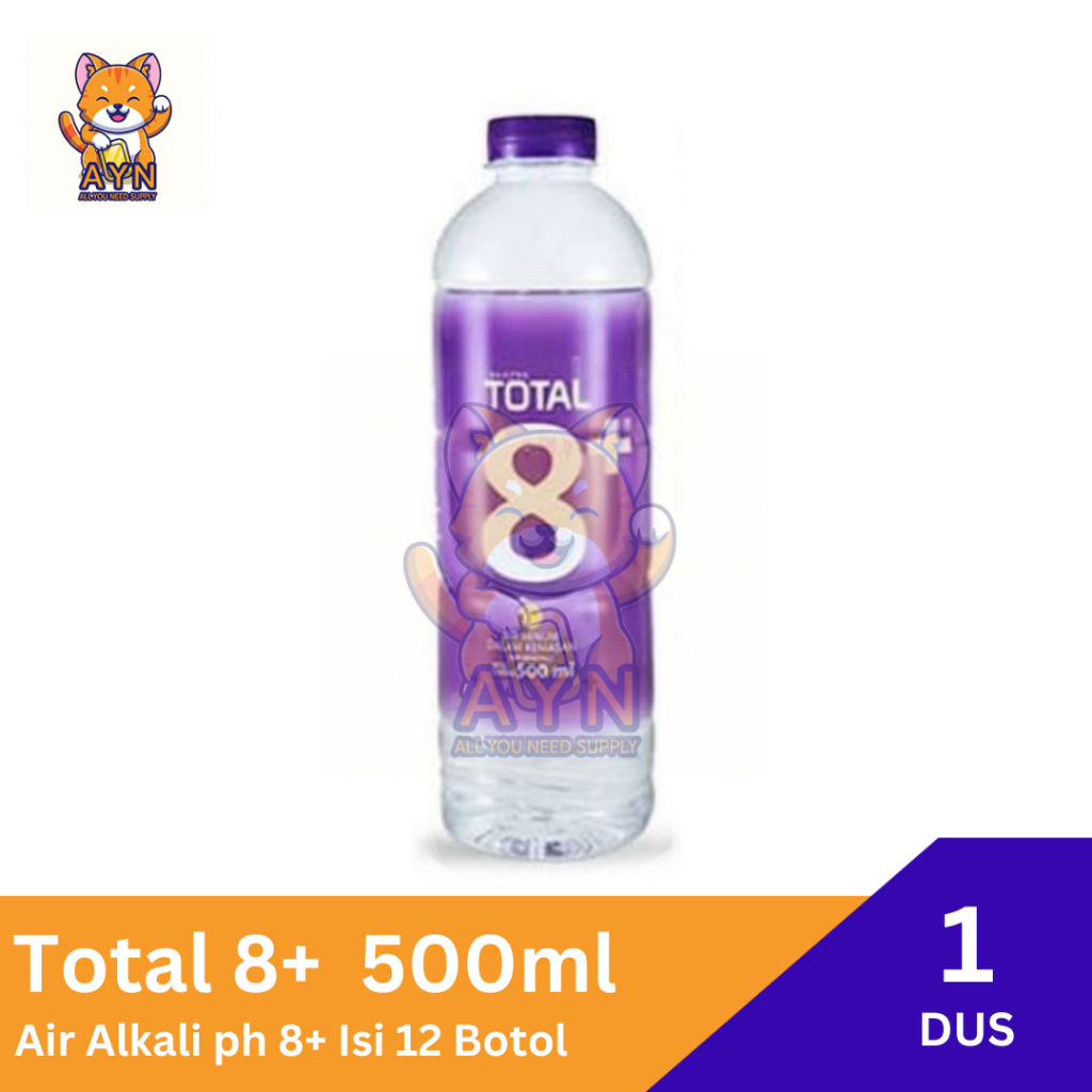 

Total 8 + 500 ml ph 8+ [ 1 dus isi 12 botol ]