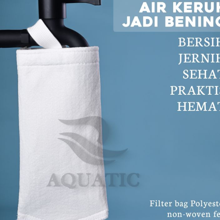 KF7 Air Keran Kain Saringan Penjernih Air 1micron