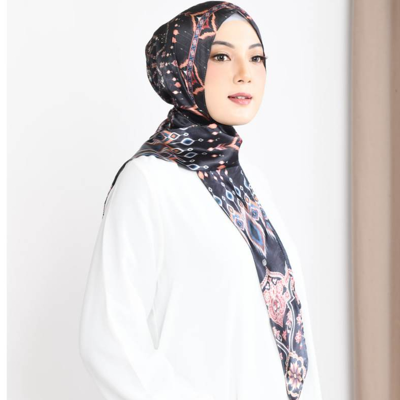 MAZEED.CO - Hijab Instan Wanita Jilbab Instan Hijab Motif Krudung Model Tali Pita Jilbab Unik