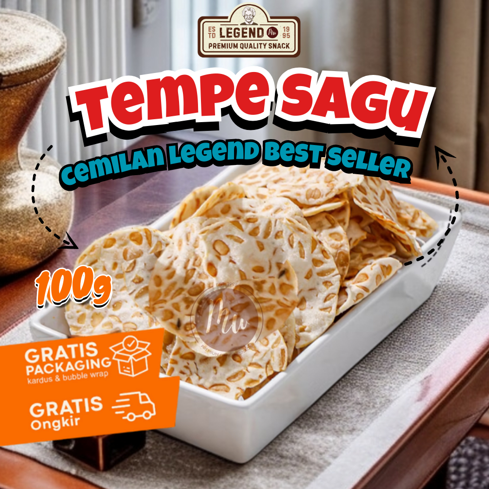 

Keripik Tempe Sagu Legend Original - 100g