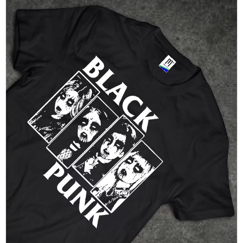 Kaos black punk | kaos band | tshirt Band | black punk