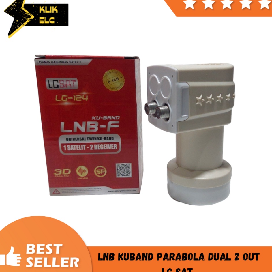 Terbatas LNB KU BAND DUAL OUT  LNB PARABOLA M  LNB UNTUK 2 TV LGSAT