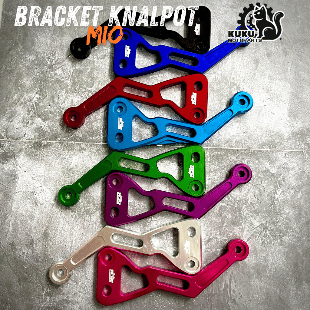 Bracket Knalpot Mio Sporty Breket Knalpot Mio Karbu Hanger Knalpot Mio CNC Standar Racing