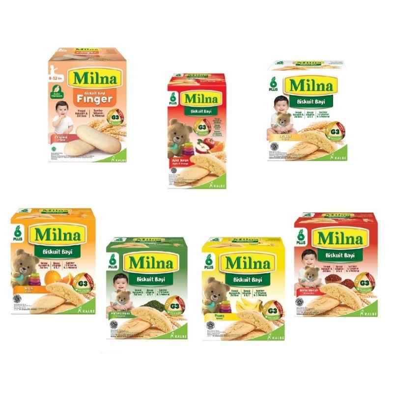 MILNA BISKUIT BAYI - SNACK CEMILAN SEHAT BAYI / ANAK