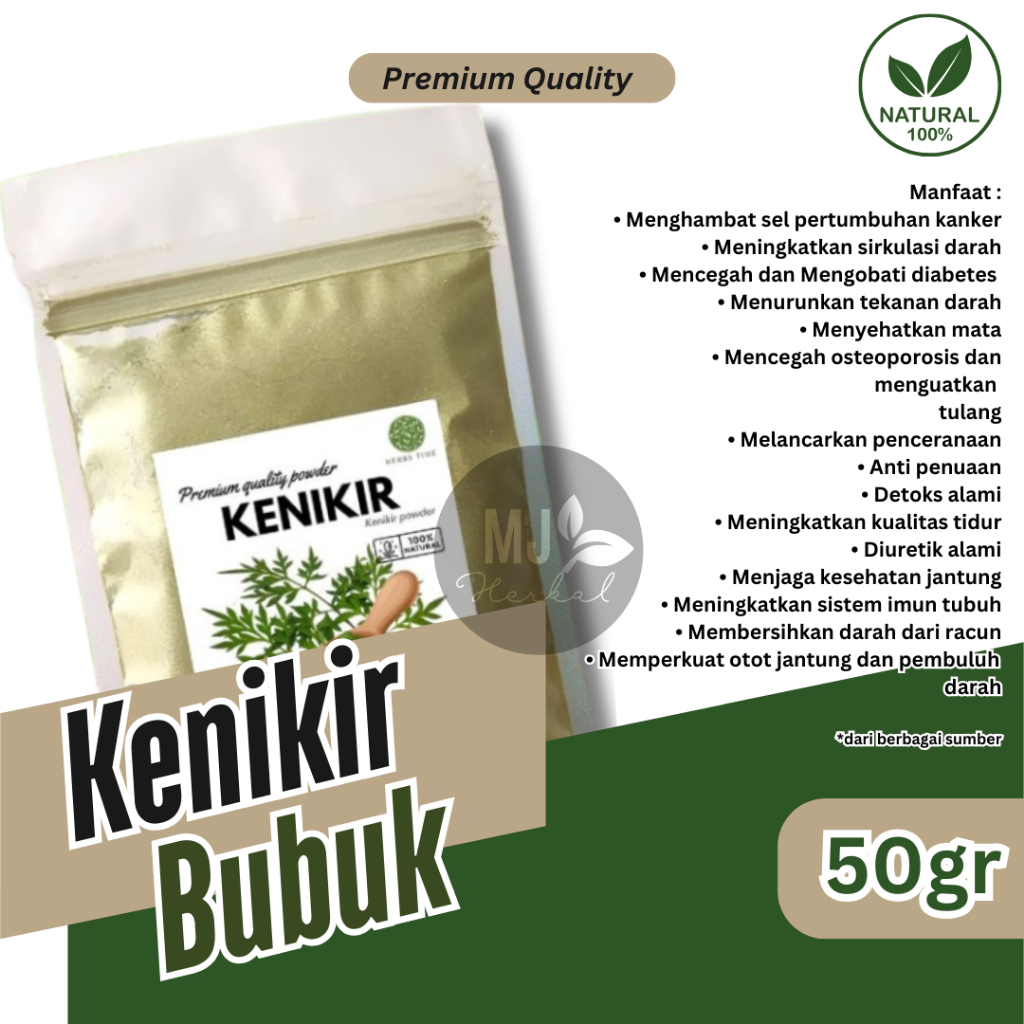 

Daun Kenikir Bubuk Murni 50gr / Wild Cosmos Leaf Powder Premium