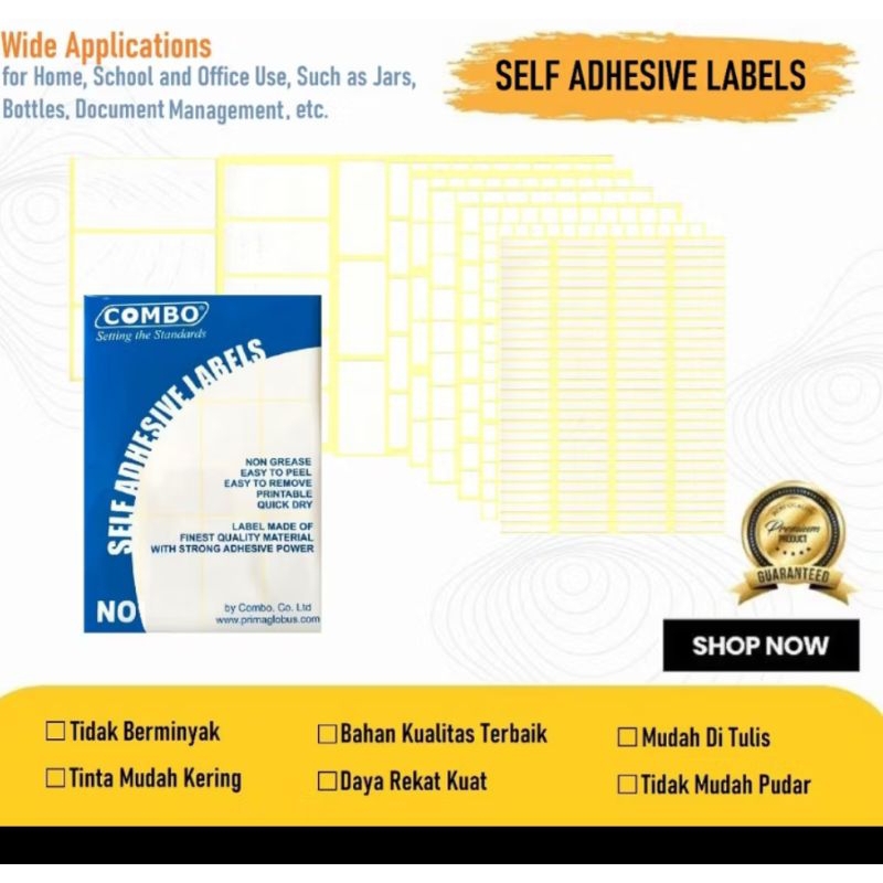 

Stiker Label / Self Adhesive Labels / Label Nama Sticker / Label Putih l label harga l tempelsn harga