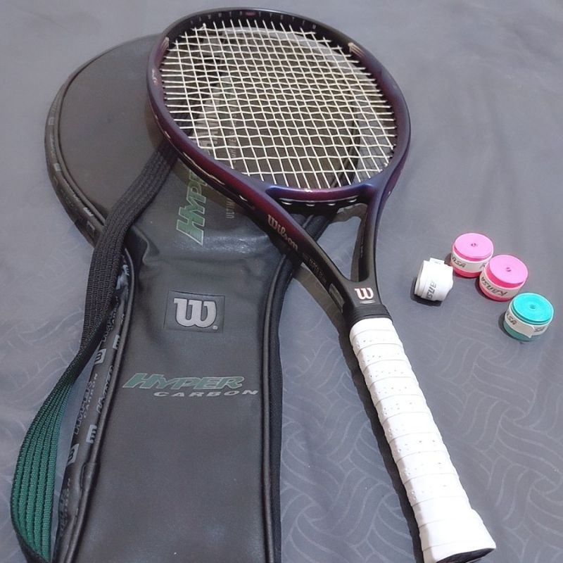 RAKET TENIS ORIGINAL WILSON HAMMER 5.0 HAMMER SYSTEM BEKAS MASIH BAGUS SIAP PAKAI
