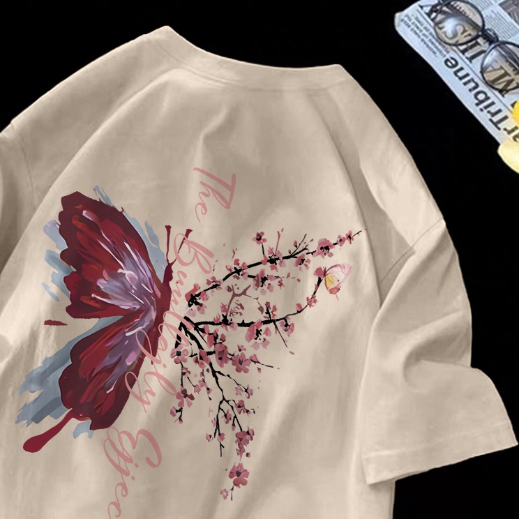 BISA COD  Forteid Tshirt Lengan Pendek Baju Kaos Oversize Wanita Baju kaus wanita korea Baju Atasan 