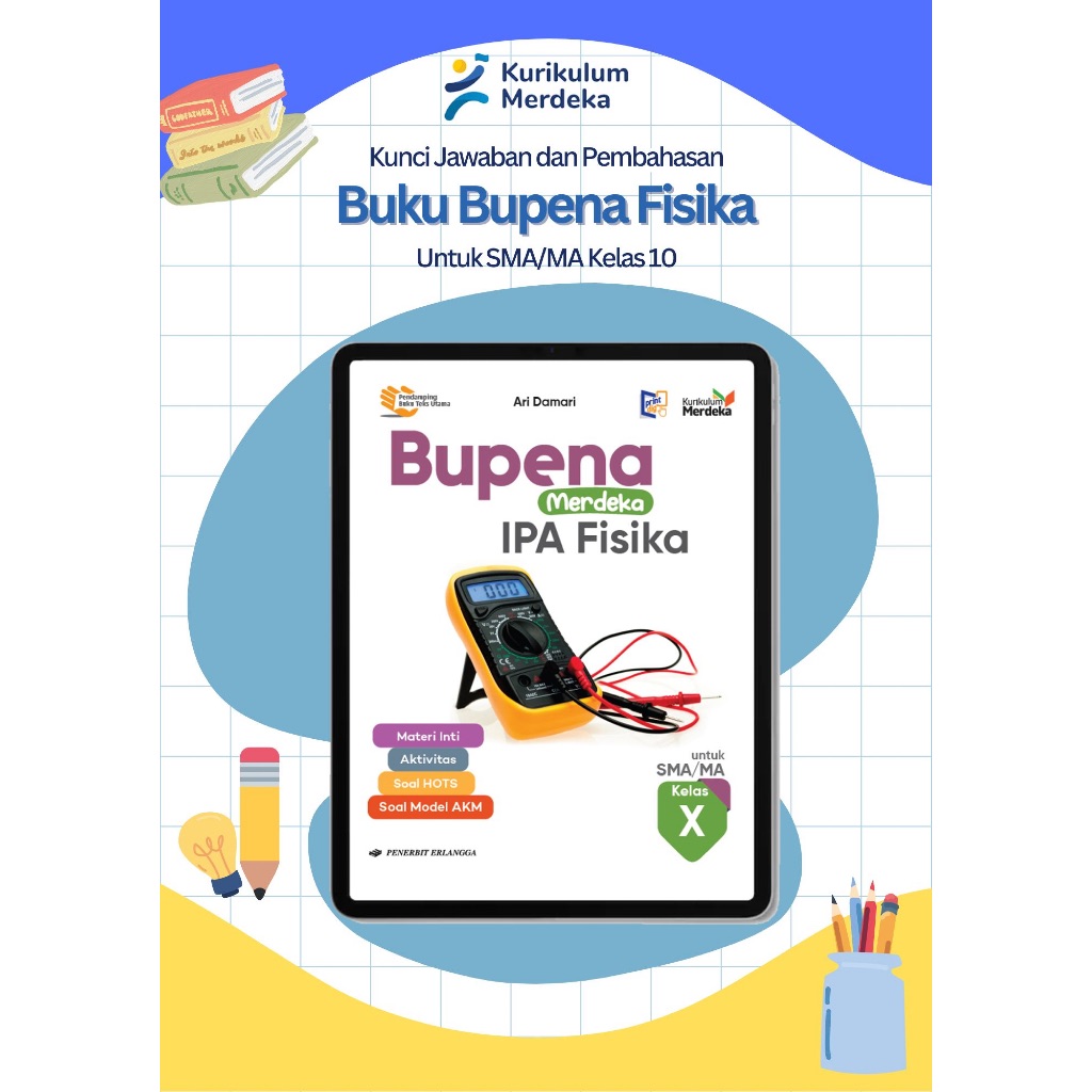 (FlLE) Kunci Jawaban Bupena Fisika Kelas 10 SMA Disertai Pembahasan