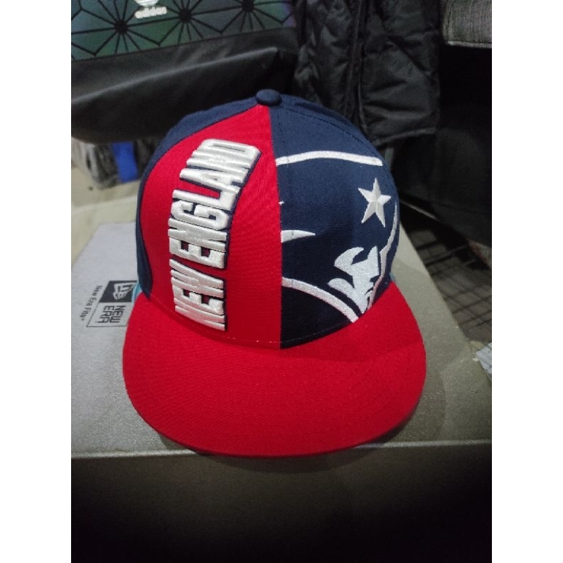 Topi Snapback NFL New England X New Era Original Amerika OSFM ( Setelan-Strep) Youth