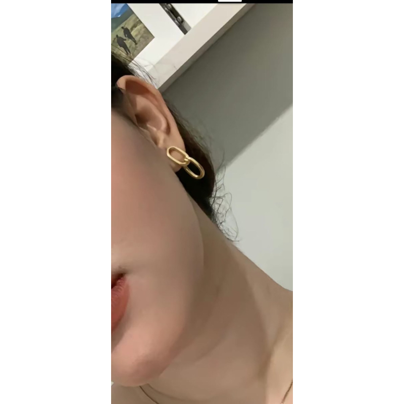 Orderan kak Maisaroh - Anting paper Clip emas 99% 3 gr