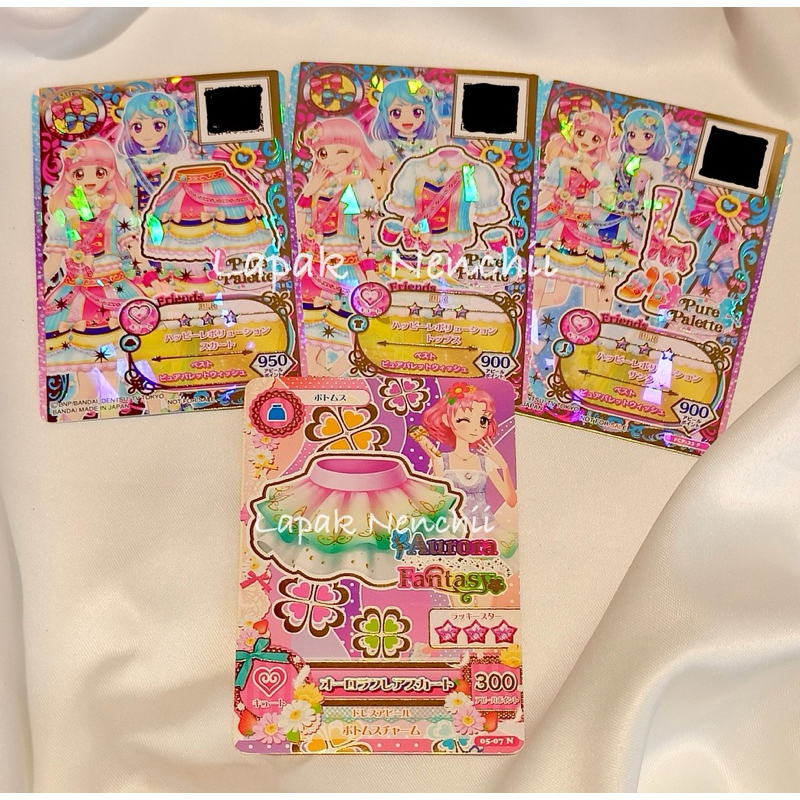 Official Merch Aikatsu Friends Premium BFR Card Set Mio Aine (Free Card Rok Sakura)
